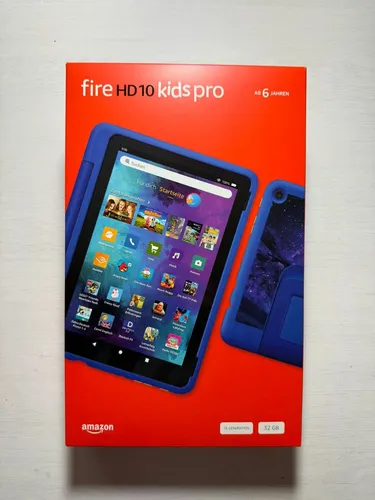 Amazon Fire HD 10 Kids Pro - 10,1" Tablet, 32 GB Speicher, ideal für Kinder mit robustem Design und kinderfreundlichem Inhalt