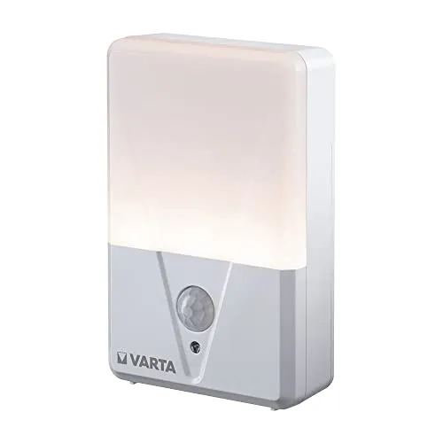 Varta Motion Sensor Night Light 16624101421 - Nachtlicht mit Bewegungsmelder, LED-Technologie für energieeffiziente Beleuchtung und Sicherheit in der Dunkelheit.