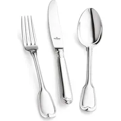 Wilkens 30-tlg. Edles Besteck Set Augsburger Faden - 30-teiliges Besteckset aus hochwertigem Augsburger Faden mit Royal Versilberung, ideal für festliche Anlässe und elegantes Dining.