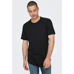 ONLY & SONS T-Shirt ONSBENNE LONGY SS TEE NF 7822 NOOS schwarz XL (54/56)
