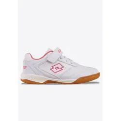 Hallenschuh LOTTO Kinder, Gr. 26, sportlich und farbenfroh - Sneaker für Kinder mit kinderfußgerechter Passform, flexibler rutschhemmender Sohle und pflegeleichtem Synthetik-Obermaterial – ideal für Hallensport und Abenteuer!