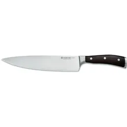 Wüsthof Kochmesser Ikon 23 cm - Hochwertiges Küchenmesser mit 23 cm Klinge, ideal zum Wiegen, Hacken und Schneiden. Ergonomischer Griff für komfortables Arbeiten und perfekte Balance, ideal für den täglichen Einsatz in der Küche.