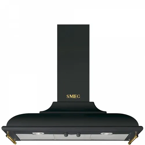 Smeg KC19AOE Dekor-Wandhaube 90cm Cortina - Anthrazit - Dunstabzugshaube im eleganten Anthrazit-Design, ideal für moderne Küchen und sorgt für eine effektive Geruchsentfernung.