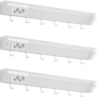 Oktaplex Talin 3er Set LED Unterbauleuchte 76cm mit Steckdose - Moderne LED Unterbauleuchte für Ihre Küche. Warmweißes Licht (3000K) und 1635 Lumen Helligkeit. Inklusive zwei Steckdosen für Küchengeräte und praktischem Schalter. Ideal für eine gut beleuchtete und organisierte Küche.