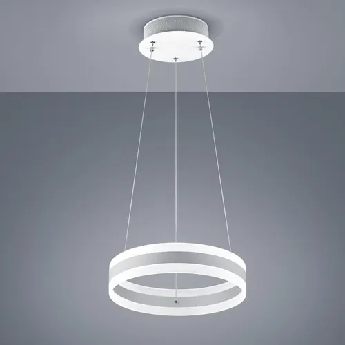 Helestra LED-Pendelleuchte LIV 40cm - Elegantes Licht für stilvolle Räume - Lampen: Helestra LIV LED-Pendelleuchte in mattem Weiß, mit warmweißem Licht (2900K) und dimmbar. Inklusive Leuchtmittel für sofortige Nutzung.