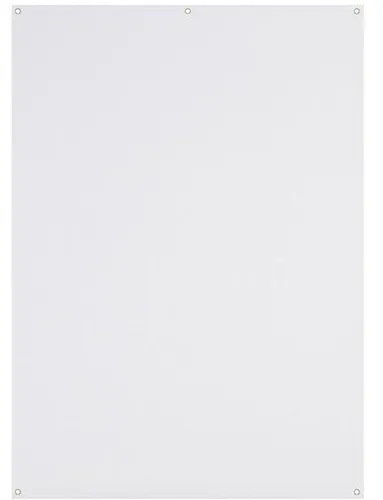 WESTCOTT X-Drop Faltenfreier Baumwollhintergrund Weiß (1,5m x 2,1m) - Hochwertiger, faltensicherer Baumwollhintergrund für Studiofotografie. Ideal für professionelle Aufnahmen und sorgt für ein makelloses Erscheinungsbild.