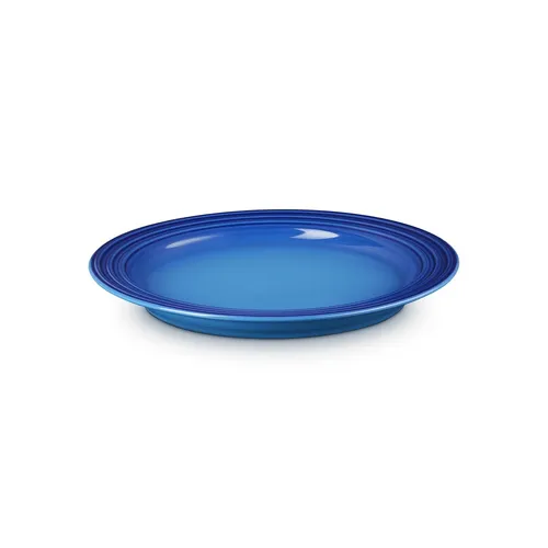 Le Creuset Frühstücksteller 22cm Azure - Eleganter Frühstücksteller aus hochwertigem Steinzeug in strahlendem Azure, ideal für stilvolle Frühstückssets und langlebigen Gebrauch.