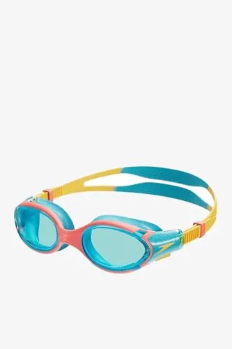 Speedo Biofuse 2.0 Schwimmbrille für Kinder – hellblau, mango, gelb - Die Speedo Biofuse 2.0 Schwimmbrille für Kinder bietet optimalen Tragekomfort und Sicht unter Wasser. Ideal für den Spaß im Schwimmbad oder am Strand.