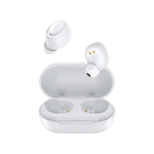 QCY Wireless Earphones TWS T27 (white) - Kabellose Freiheit - Kopfhörer mit 32 Stunden Laufzeit, klaren Gesprächen dank ENC-Technologie und IPX4 Wasserfestigkeit für jedes Abenteuer.