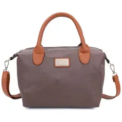 Gallantry Cabas La Balade Handtasche Größe S - Maulwurfsgrau/Braun - Moderne Handtasche mit vielseitiger Nutzungsmöglichkeit. Praktische Organizerfächer bieten Platz für Ihre Essentials. Ideal als Umhängetasche oder Handtasche, für stilvolle Alltagsbegleiter.