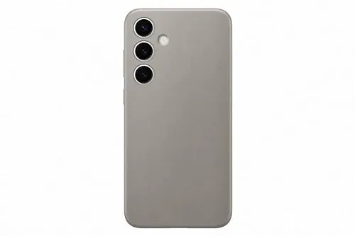 Samsung Designed for Hochuen Vegan Leather Smartphone Case GP-FPS926HC, Galaxy S24+, Handy-Hülle, Lederimitat, Schlankes Design, Taupe