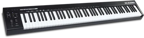 M-Audio Keystation 88 MK3 B-Stock - Professioneller USB-MIDI Controller - Audio-Controller, B-Stock M-Audio Keystation 88 MK3 mit 88 anschlagsdynamischen Tasten, perfekt für Musikproduktion mit DAW-Steuerung und umfangreicher Softwareausstattung.