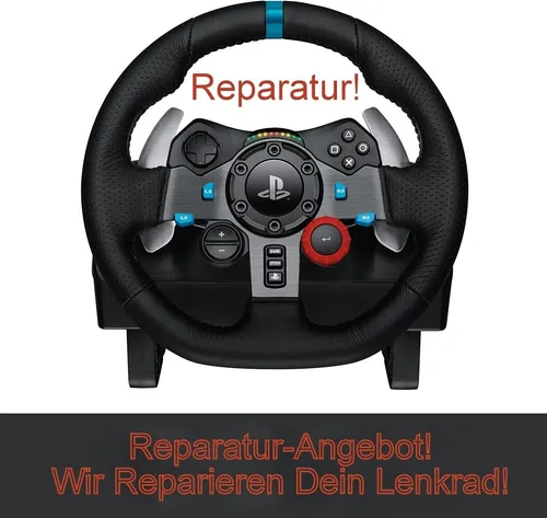 Logitech G923 Racing Wheel + Pedals - Gaming-Lenkrad für PS5, PS4 und PC, mit TRUEFORCE-Technologie und programmierbarem Doppelkupplungssystem für realistisches Rennfahren