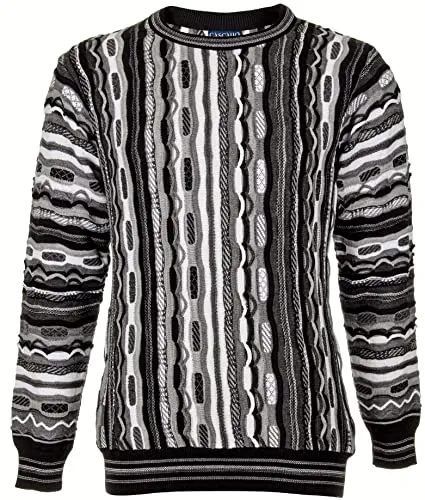 CASCALLO Deluxe Luxus Strickpullover Giovanni (S) - Pullover für Herren, eleganter Rundhalspullover aus hochwertiger Wolle für stilvolle Auftritte und höchsten Tragekomfort.