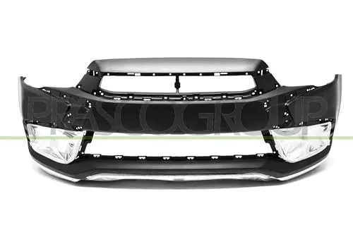 Stoßstange vorne für MITSUBISHI OUTLANDER III 02.15-09.18 - Stoßstange vorne mit Ausschnitt für Nebelscheinwerfer, ideal für Kollision-Reparaturen, robustes Kunststoffdesign für optimale Sicherheit und Schutz.