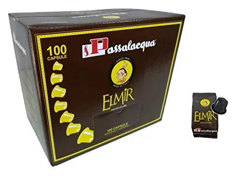 KAFFEE PASSALACQUA ELMIR - Box 100 NESPRESSO KOMPATIBLE KAPSELN 5g