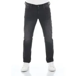 MUSTANG Herren Jeans Real X Oregon Tapered K Stretchhose - Modische Tapered Jeans für Herren, gefertigt aus 87% Baumwolle mit hohem Stretchanteil für optimalen Tragekomfort. Ideal für Freizeit und Business-Looks, in Blau und Schwarz erhältlich.