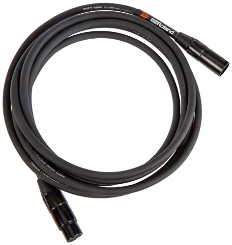 Roland Black-Serie symmetrisches Mikrofonkabel Länge: 3m – RMC-B10 schwarz