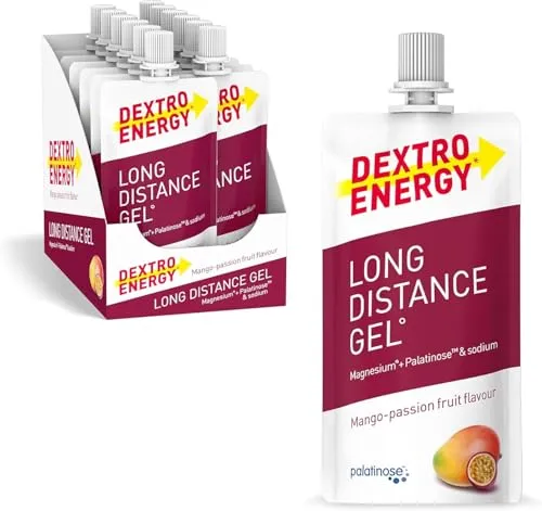 Long Distance Gel - 12x50ml - Mango-Passion Fruit - Das Long Distance Gel bietet eine gleichmäßige Kohlenhydratzufuhr für Ausdauersportler. Mit fruchtigem Mango-Passion Fruit Geschmack und zusätzlichem Magnesium für die optimale Unterstützung.