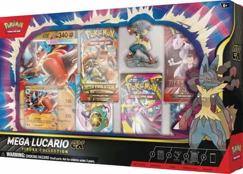 Pokemon Mega Evolution Mega-Lucario-ex Figuren-Collection (Englisch) - Entdecken Sie die faszinierende Mega-Lucario-ex Figuren-Collection! Ideal für Sammler und Fans, bietet diese Edition spannende Spielmöglichkeiten und hochwertige Details.