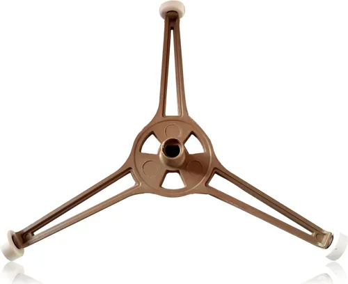 Universal Drehkreuz für Mikrowellen-Drehteller Ø 18 cm - Braun - Ersatz Drehkreuz für Mikrowellen-Drehteller, robust und langlebig. Passt für verschiedene Modelle, einfach zu installieren. Ideal für gleichmäßiges Garen!