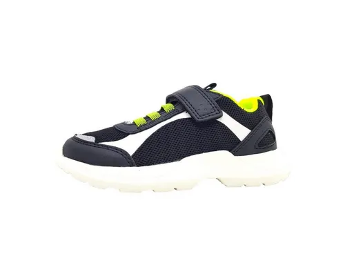 Superfit Jungen Rush Sneaker, Schwarz Gelb 0010, 28 EU - Sneaker für Jungen mit atmungsaktivem Synthetik-Obermaterial und komfortablem Textil-Innenfutter – ideal für aktive Kinder.
