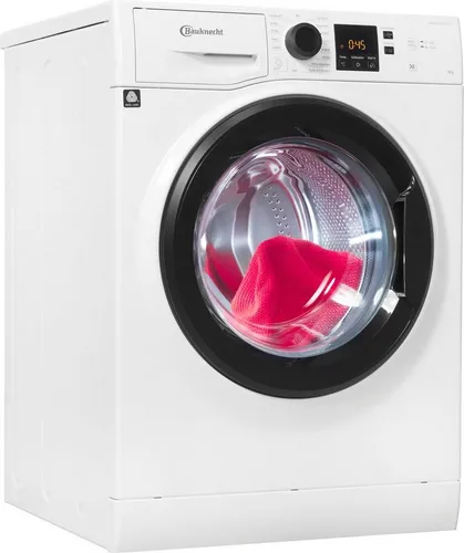 BAUKNECHT Waschmaschine Super Eco 845 A, 8 kg, 1400 U/min - Frontlader Waschmaschine mit Inverter Motor, 20 Programme und 4 Jahre Herstellergarantie für effizientes Waschen und Energieeinsparung.