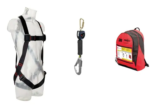 3M Absturzsicherung-Set Premium - Sicherheits-Set mit hochwertigem Schutz für maximale Sicherheit bei Arbeiten in der Höhe, ideal für Profis und Heimwerker.