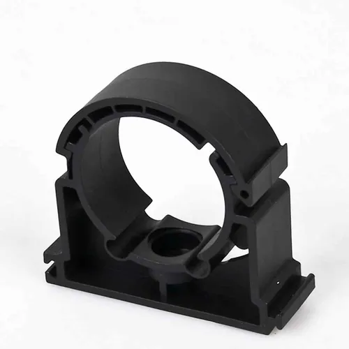 Rohrschelle Rohrklemme Klemmschelle für 50 mm PVC Rohr - PP Schelle mit Bügel