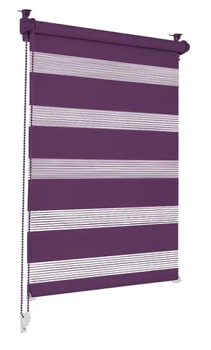 Doppelrollo Lila 95 x 130 cm Klemmfix ohne Bohren - Klemmbare Doppelrollos in modernem Lila, ideal für alle Zimmer. Blickdicht und pflegeleicht, sorgen sie für stilvollen Sichtschutz ohne Bohren.