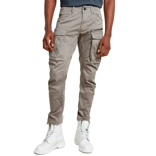 G-STAR Herren Rovic Zip 3D Regular Tapered Pants - Wanderhosen mit hohem Tragekomfort, ausgestattet mit praktischen Cargotaschen und verstellbarem Beinsaum für optimale Anpassung.