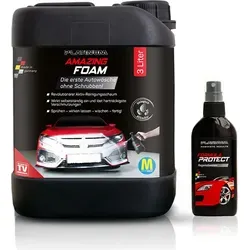 Mediashop Platinum Amazing Foam 3 Liter Nachfüllkanister – Effektiver Autoreiniger - Reinigungsknetmasse, entfernt hartnäckigen Schmutz mit Aktiv-Schaum und sorgt für strahlenden Glanz – auch als Cockpitreiniger geeignet.