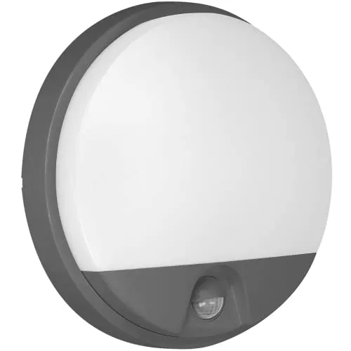 Advitit Agat Moderne Außenlampe mit Bewegungsmelder 4000K - Energieeffiziente Außenlampe mit 800 Lumen, IP54 Schutz und 50.000 Stunden Lebensdauer. Ideal für Garten, Terrasse oder Balkon.