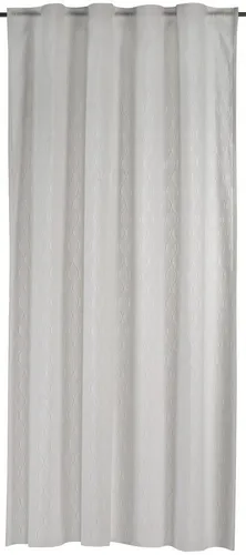 Elbersdrucke Hometime 00 Fertigdekoration - Hochwertiger Gardinenschal aus 100% Polyester, halbtransparent mit praktischem Faltenband und Bügelband für individuelles Kürzen – ideal für stilvolle Fensterdekoration.