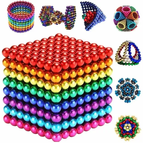 Neodym Kugeln-Magnet 3 mm Ø - Extra-starkes Set mit 1000 bunten Kugeln - Magnete für kreative Anwendungen, ideal für Whiteboards und Kühlschränke. Enthält 1000 starke Neodym-Kugeln in 10 Farben, perfekt für Bastelprojekte und als Geschenk.