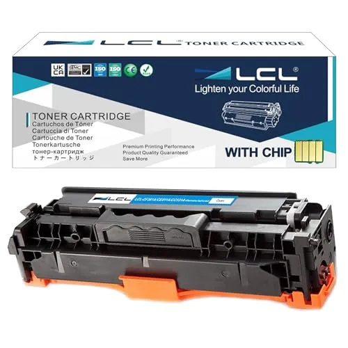 LCL Remanufactured Tonerkartusche 304A CC531A (Cyan) Ersatz für HP Color LaserJet CP2020 CP2025 CM2320 CP2025dn CP2025n CP2025x CM2320fxi CM2320n CM2320nf