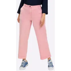 sheego Culotte 137718_46 – Trendige Jeans-Culotte - Luftige Jeans-Culotte in weicher Twill-Qualität, perfekt für warme Tage. Mit praktischen Taschen und modischem Design. Ideal für einen lässigen Look.