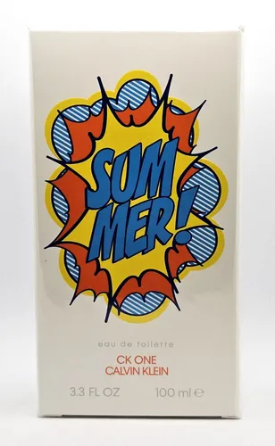 Calvin Klein CK One Summer 2019 Edition 100 ml EDT Spray - Unisex Eau de Toilette, erfrischender Sommerduft mit fruchtigen Noten, ideal für jeden Anlass.