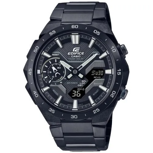 CASIO Edifice ECB-2200DC-1AEF Karbon+Solar+Bluetooth® Smart - ANALOG/DIGITAL NEU