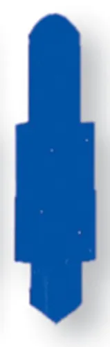 Elba Stecksignal dunkelblau - 100 Stück - Ordner Zubehör mit 100 Stecksignalen in dunkelblau, ideal für eine klare und übersichtliche Dokumentenorganisation.