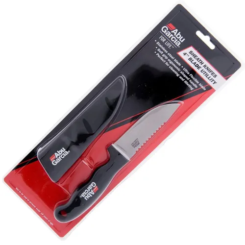 Abu Garcia 4in Fishing Knife - Angelmesser, Fischmesser, Messer für Angler  