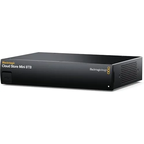 Blackmagic Cloud Store Mini 8TB - Netzgebundener Speicher, 8TB Kapazität für schnelles und sicheres Arbeiten in der Cloud, ideal für kreative Profis