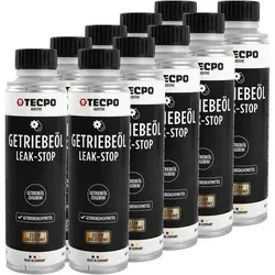 TECPO Getriebeöl Leak-Stop Dichtmittel ESTER 10x300 ml - Effektives Dichtmittel für Getriebeöle, stoppt Leckagen und reduziert Abrieb. Ideal für alle gängigen Getriebeöle, sorgt für langfristigen Schutz und Regeneration von Dichtungen. Lieferumfang: 10x300 ml.