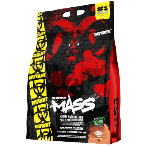 Mutant Mass Gainer 6,8kg - Chocolate Fudge Brownie - Protein-Shake für effektiven Muskelaufbau, liefert hochwertige Kalorien und ist ideal für Kraftsportler, Topseller mit 9,26 EUR/kg