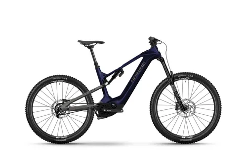 Haibike Allmtn CF 10 - blue/grey - 42cm | 29/27.5 - E-Bike Mountainbike mit leichtem Carbon-Rahmen, ideal für anspruchsvolle Trails und Abenteuer in der Natur.