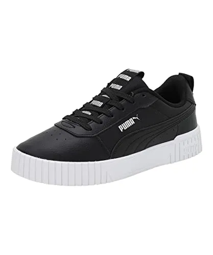 PUMA Carina 2.0 Tape Damen-Sneaker, Schwarz, 39 EU