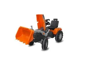 Jamara Power Drag mit Frontlader (460815) - Robuster Kindertraktor mit Frontlader, perfekt für Outdoor-Abenteuer und fördert die Motorik der Kleinen.