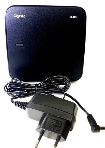 Gigaset SL400 SL350 Basisstation - Schnurloses Telefon mit Bluetooth - Schnurloses Telefon mit DECT und Bluetooth-Konnektivität, elegantes Design und praktische Wandmontage für modernen Komfort in Ihrem Zuhause.