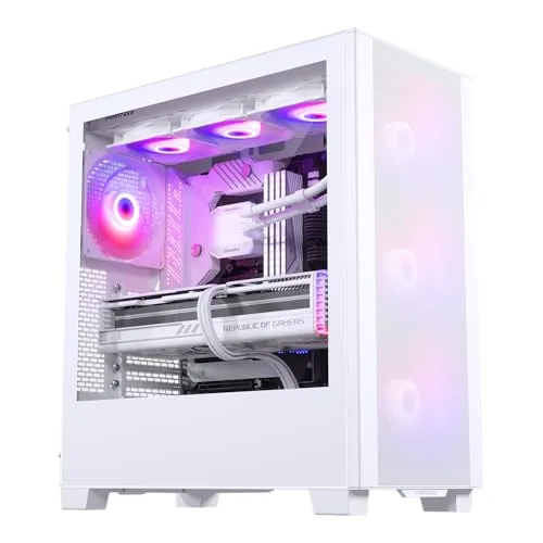 Phanteks XT Pro Ultra PC-Gehäuse - Elegantes Midi-Tower Design mit D-RGB - PC-Gehäuse für E-ATX, mit hochwertigem Tempered Glass und beeindruckender D-RGB-Beleuchtung für ein modernes Gaming-Setup.