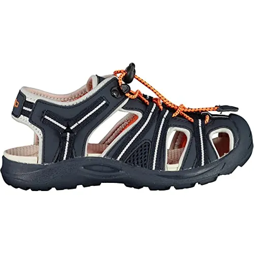 CMP Kinder Aquarii 2.0 Hiking Sandal - Antracite-Stone, Größe 36 - Wanderschuhe mit geschlossener Schuhspitze für optimalen Ze Schutz, leicht und bequem dank Schnellschnürung und hochwertigem Textil-Obermaterial.